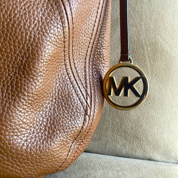 Gently used Michael Kors 100% Leather Hobo. - Picture 3 of 5